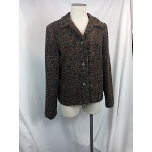 Vintage‎ Requirements Jacket Women's Size 10 Blazer Style Lined Button Down Coat